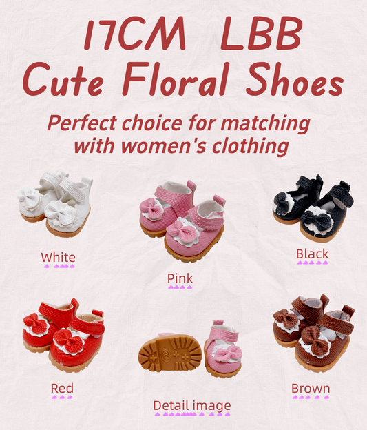 Handmade shoes suitable for 17cm LBB dolls, the size is very suitable,Perfect choice for matching with women's clothing